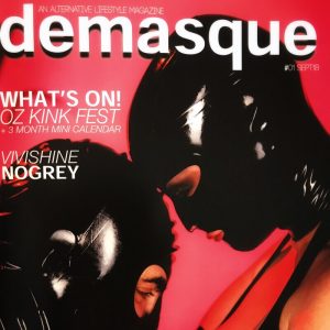 Launch party for demasque mag, OzKinkfest, sessions, with Mistress Alex